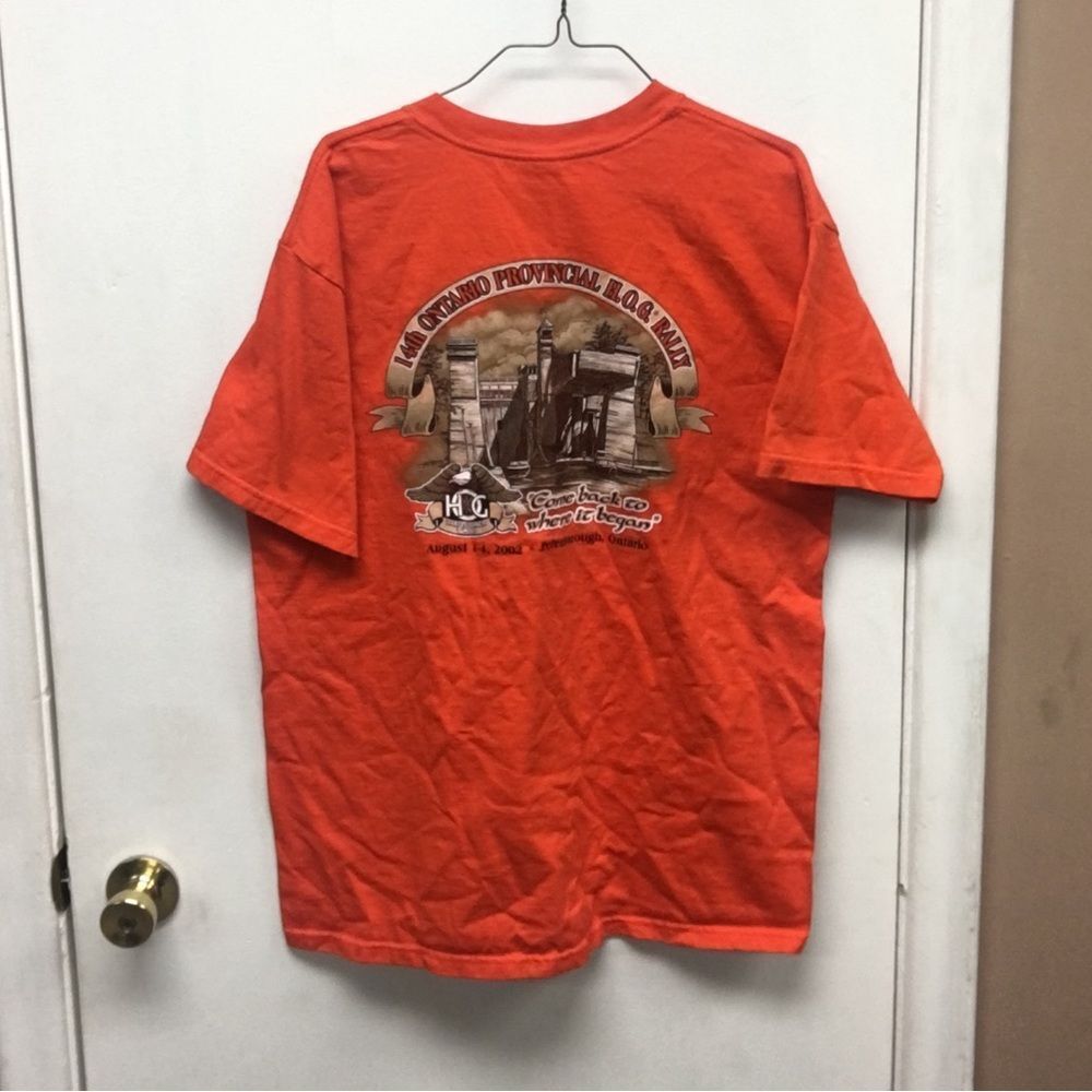 2002 Vintage Provincial H.O.G Harley Owner Group size Large L Motorcycle T-Shirt